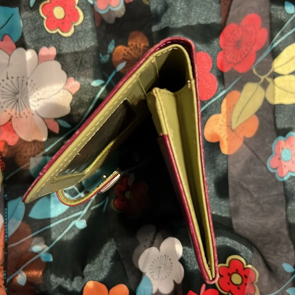 Ralph Lauren Burgundy Claret Wine Leather Card Holder Wallet Billfold - Picture 7 of 11